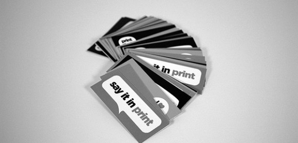 Say it in Print