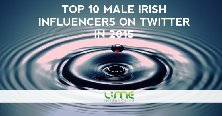 Male Irish Influencers on Twitter